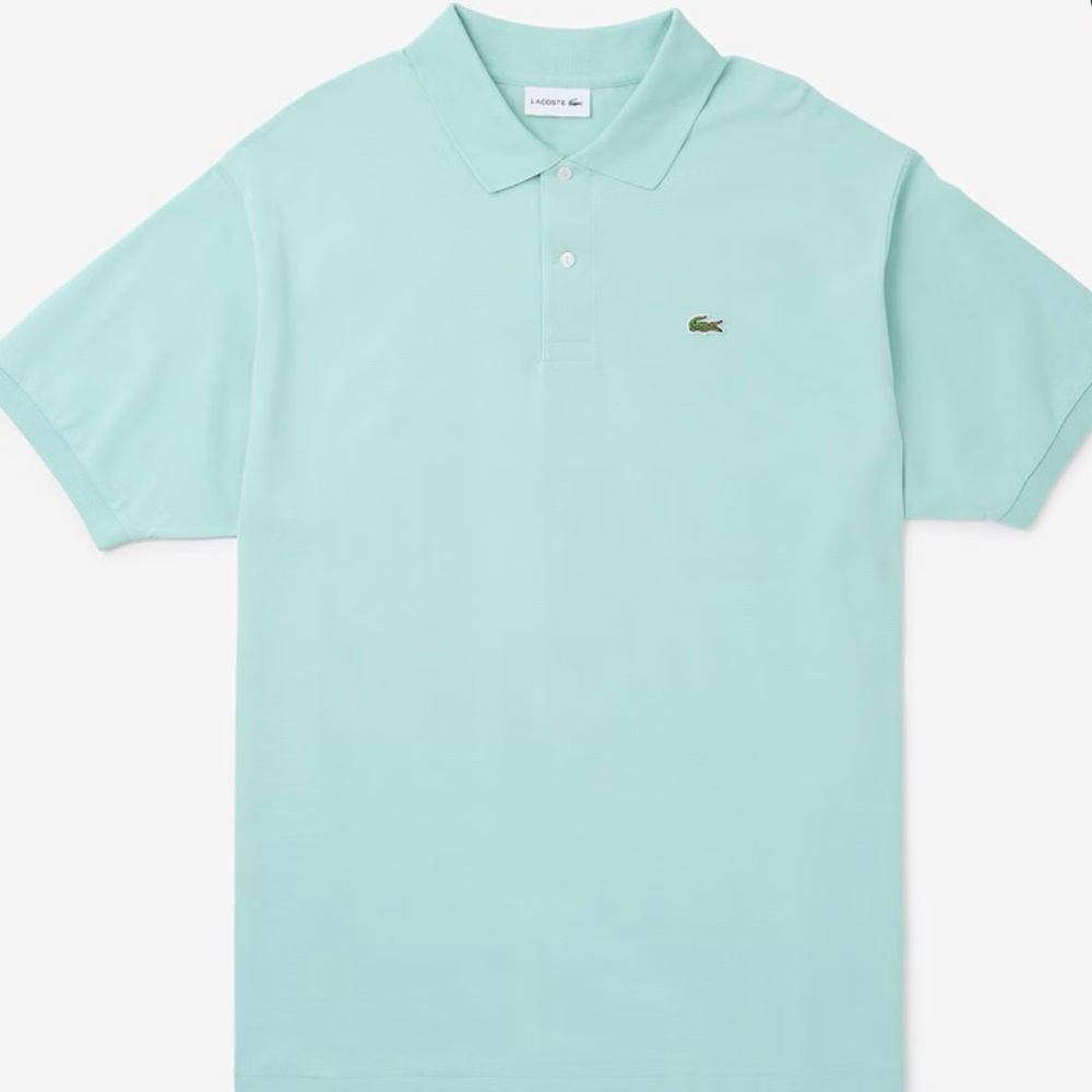 Lacoste Men's Classic Pique Polo Shirt - Turquoise size XL